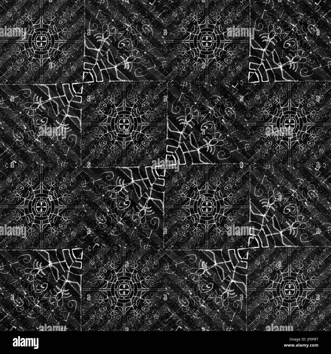 Black and White Oriental Ornate Stock Photo Alamy