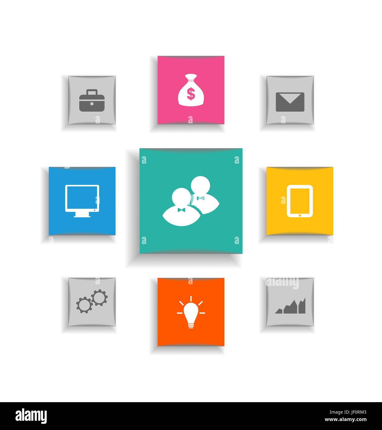 Case tablet box design information Stock Vector Images - Alamy