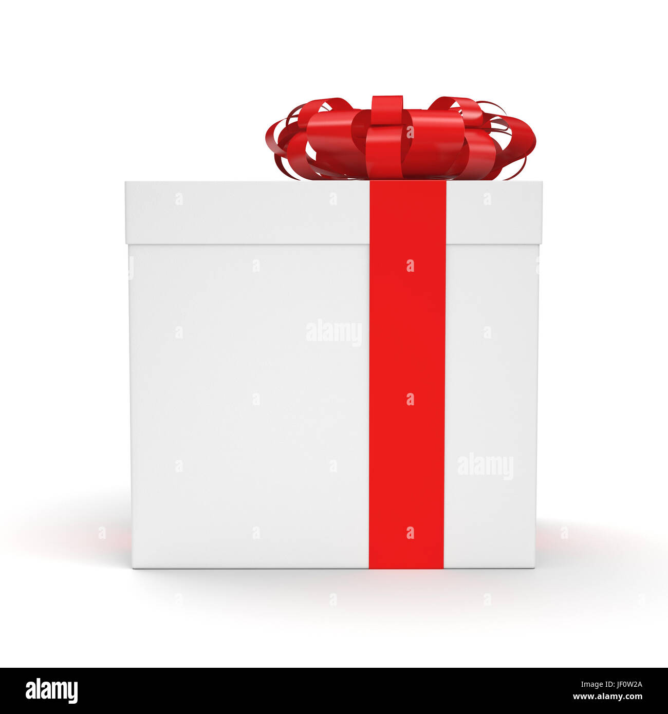 White gift box Stock Photo Alamy