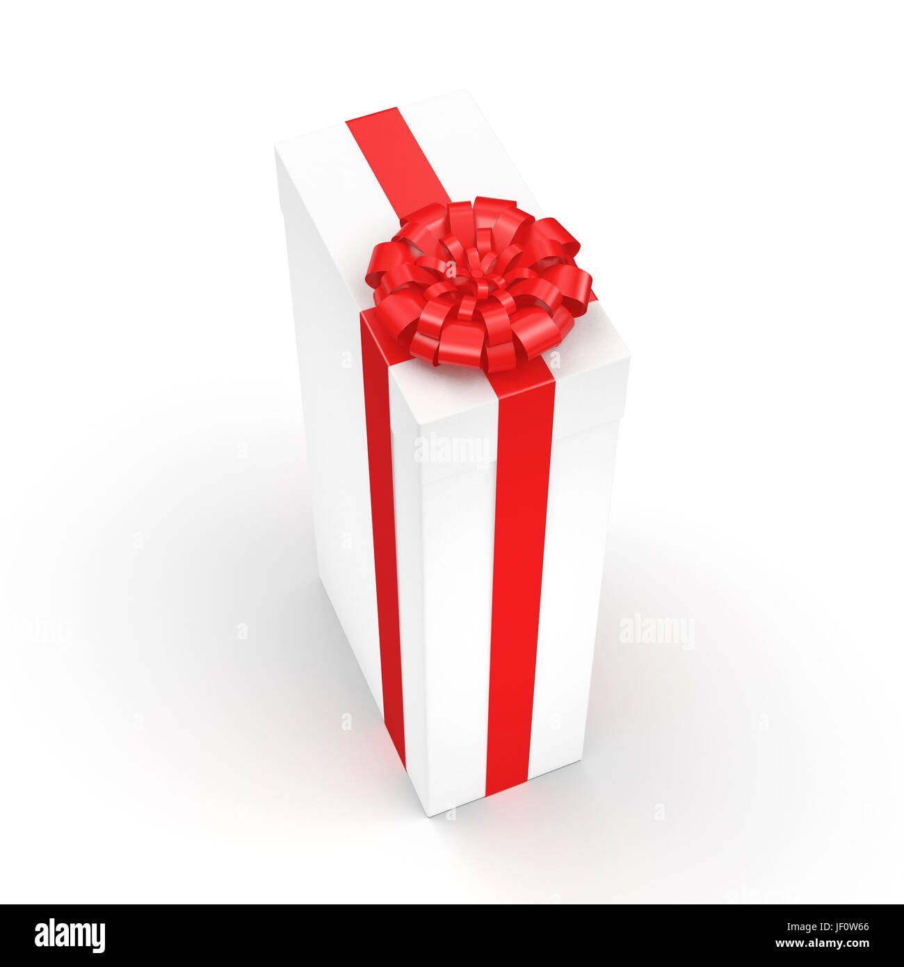 White gift box Stock Photo - Alamy