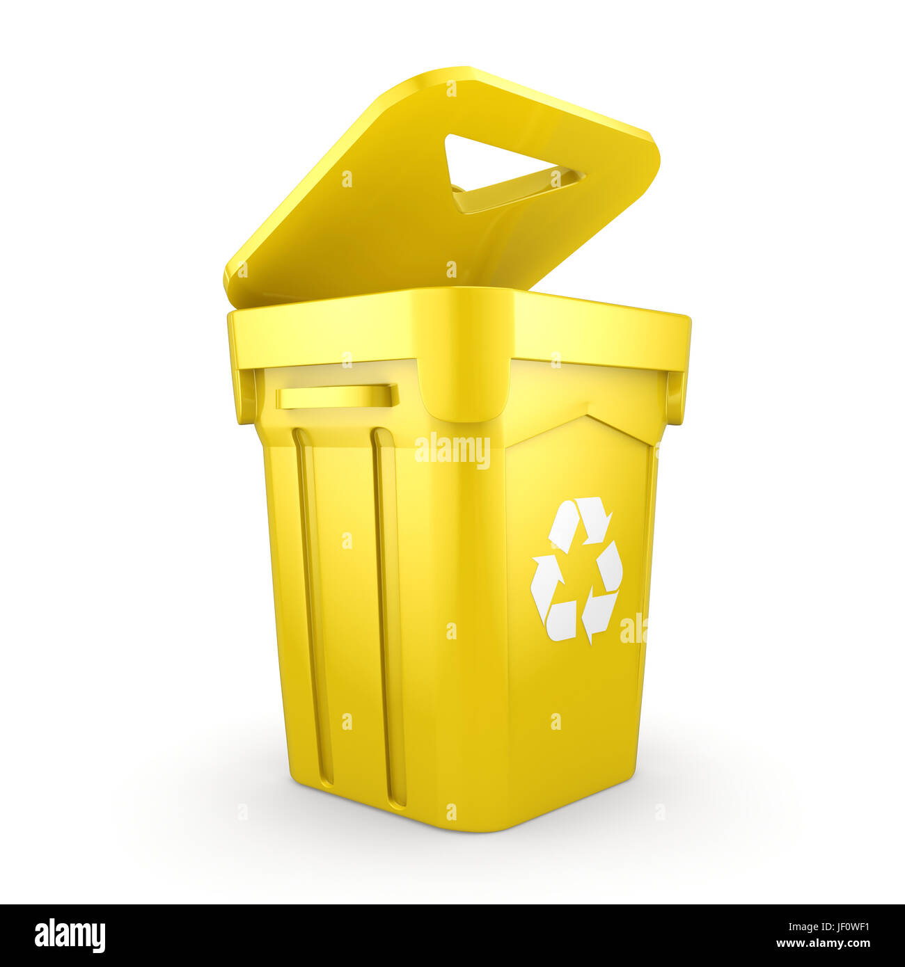 Yellow recycling bin hires stock photography and images Alamy