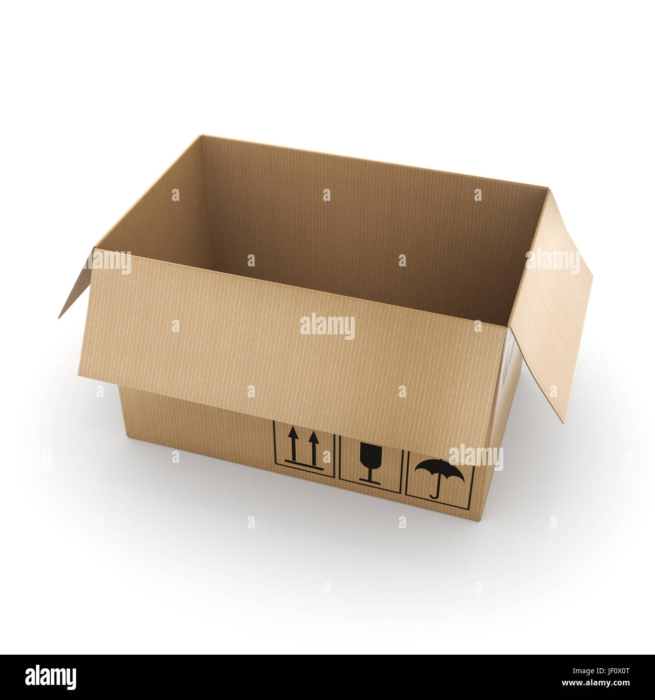 3D rendering cardboard box Stock Photo - Alamy
