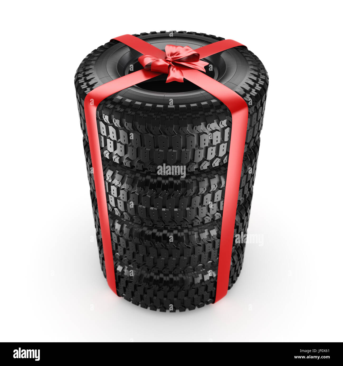 3D rendering set of tires Stock Photo - Alamy