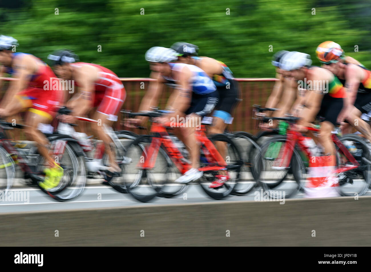 Triathlon, ETU Sprint European Championship in Duesseldorf, Germany