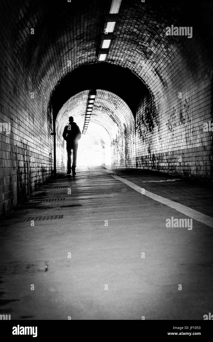 Tunnel on Leeman Road, York, North Yorkshire, UK Stock Photo Alamy