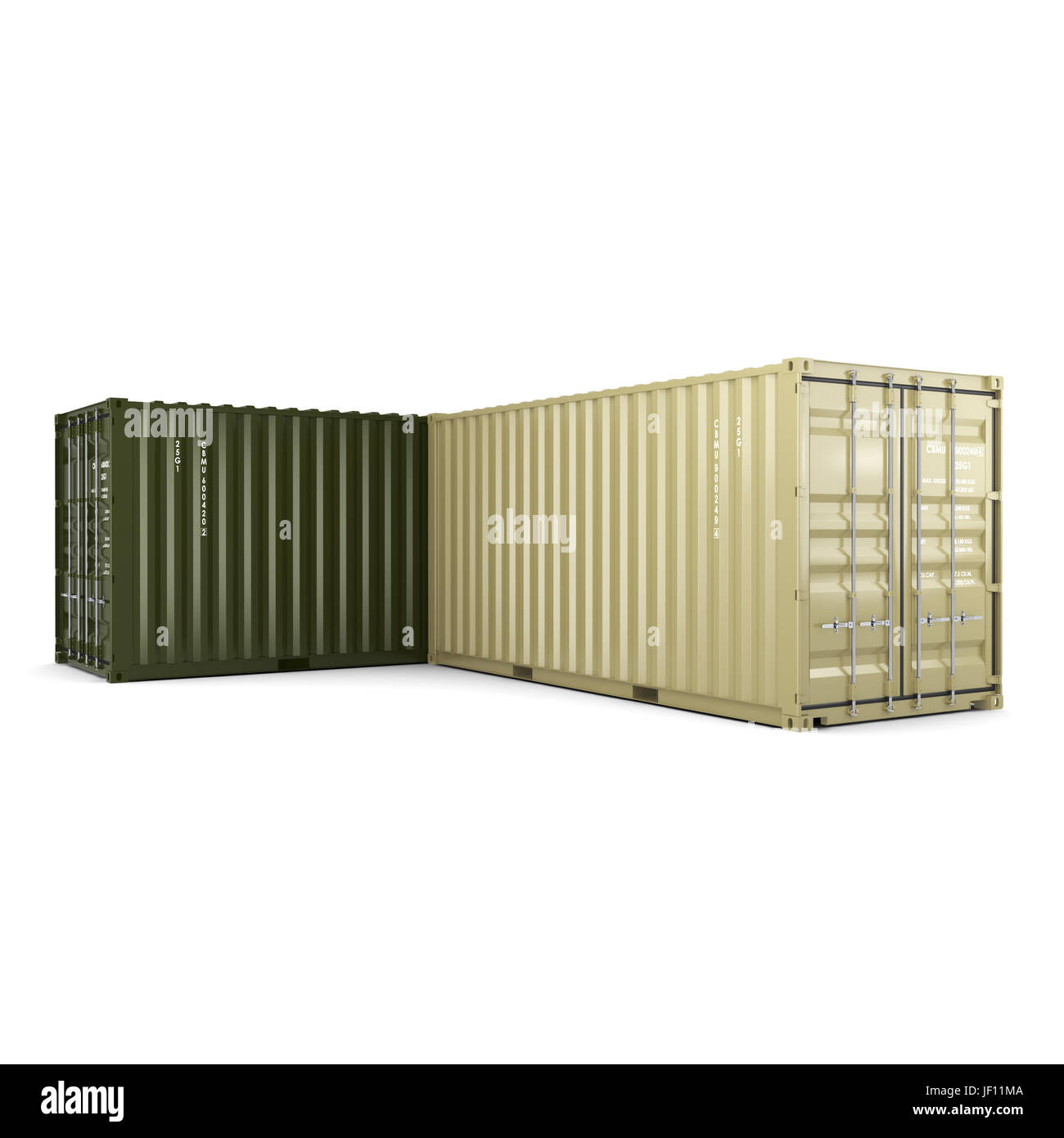 3D rendering container Stock Photo - Alamy