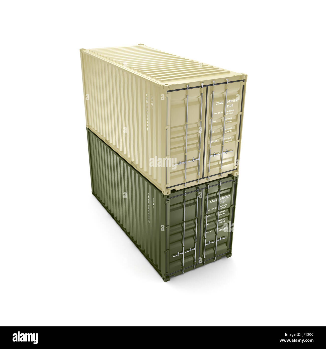 3D rendering container Stock Photo - Alamy