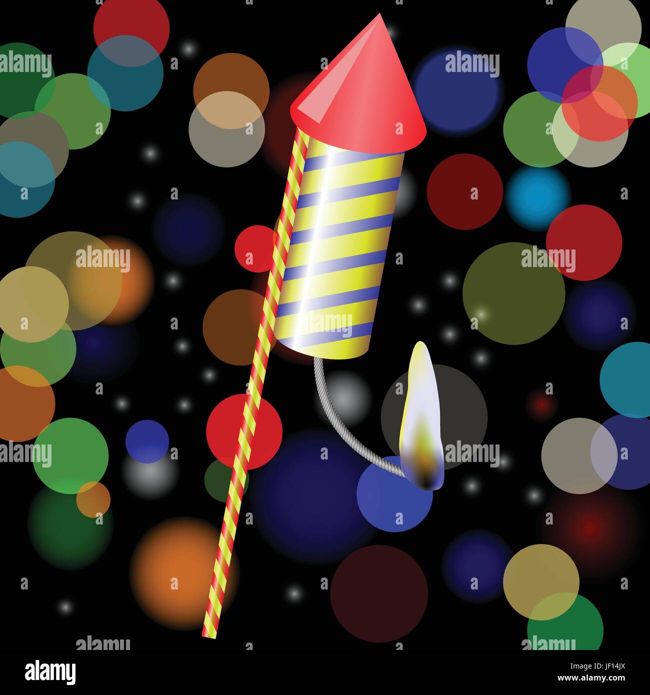 Fireworks containers Stock Vector Images - Alamy
