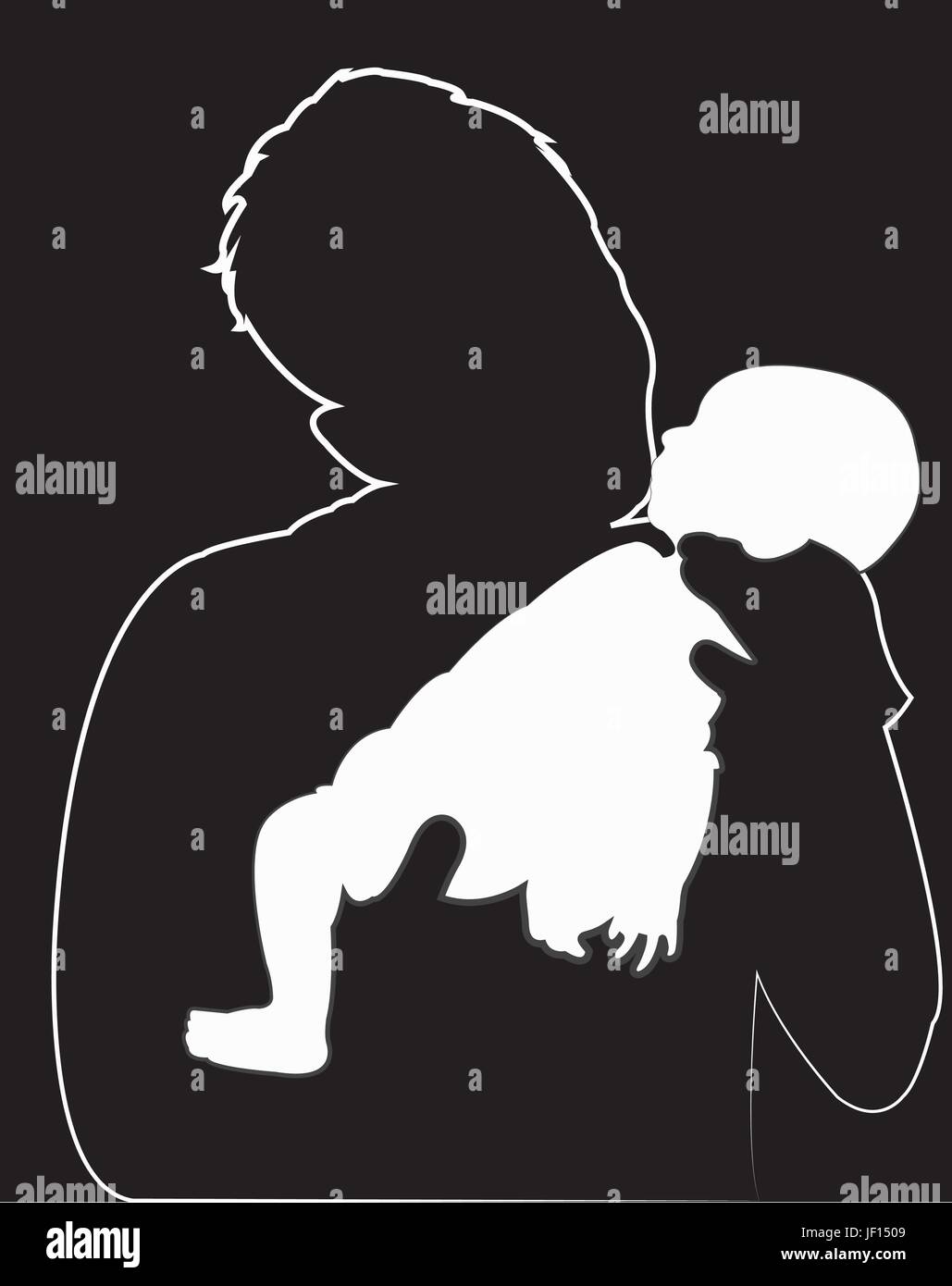 Male human body outline Stock Vector Images - Alamy