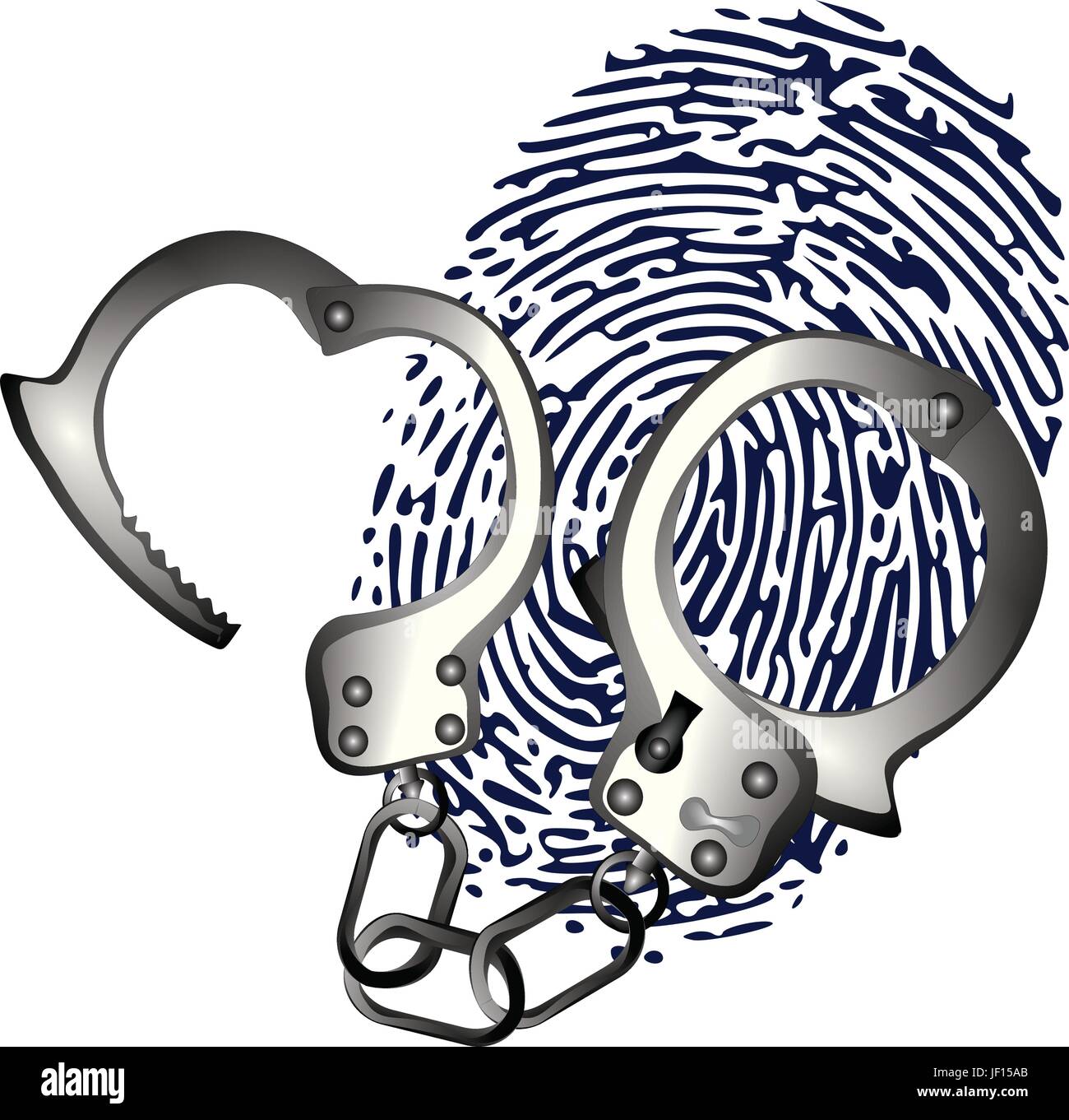 crime, identity, criminal, identification, thumbprint, security, safety, Stock Vector