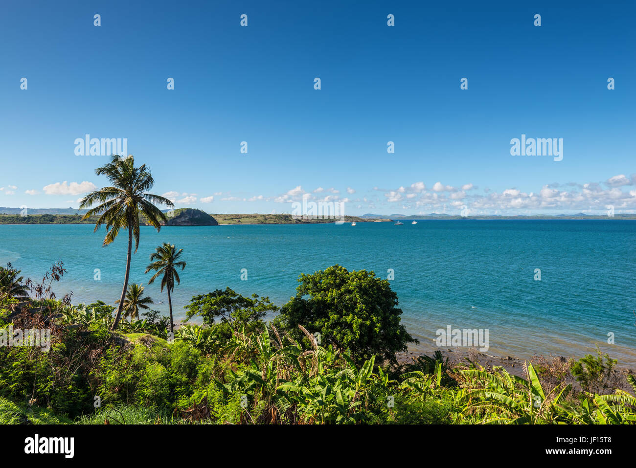 Landscape of the Antsiranana bay (Diego Suarez), northern Madagascar, East African Islands, Africa Stock Photo