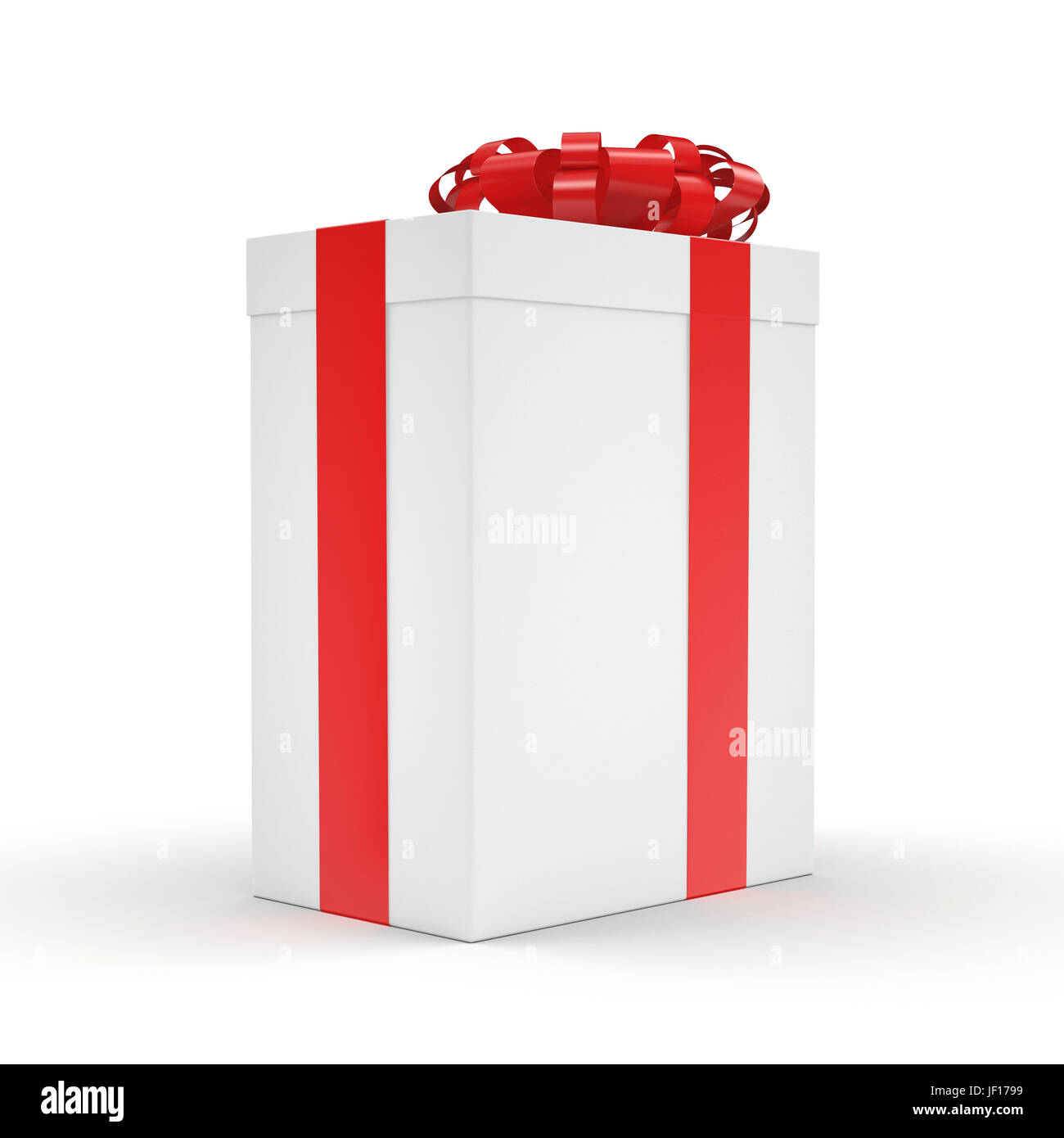 White gift box Stock Photo - Alamy