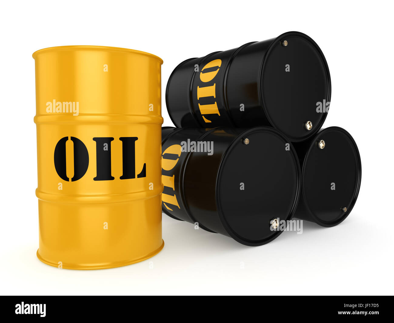 Black oil barrels Stock Photo Alamy