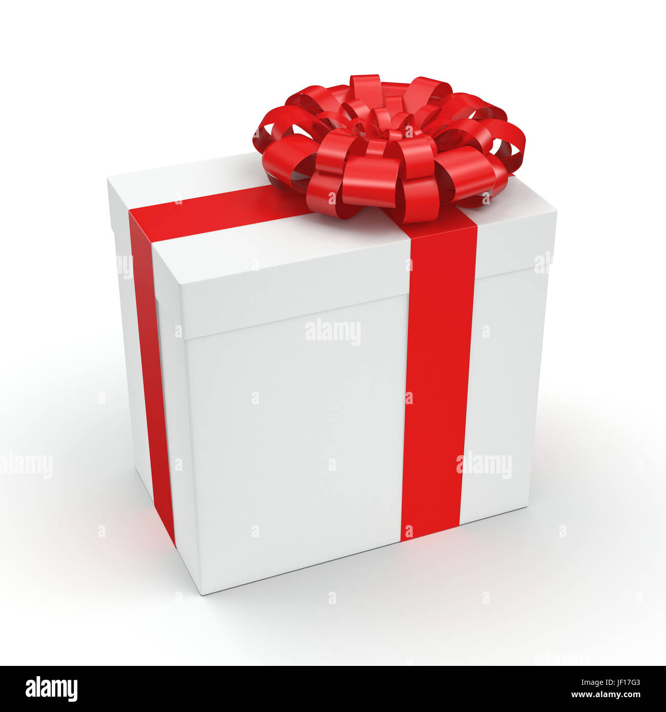 White gift box Stock Photo - Alamy