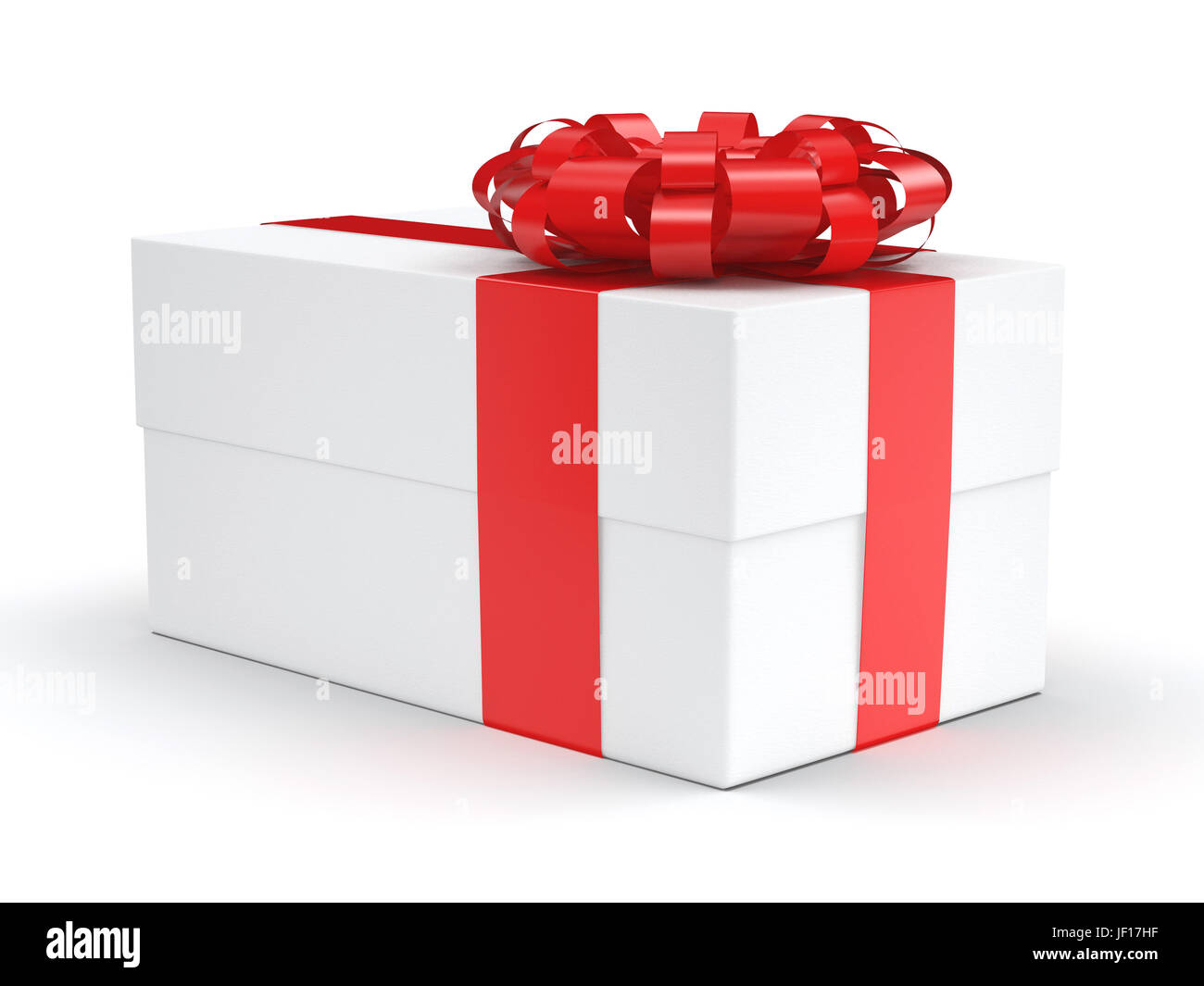 White gift box Stock Photo - Alamy