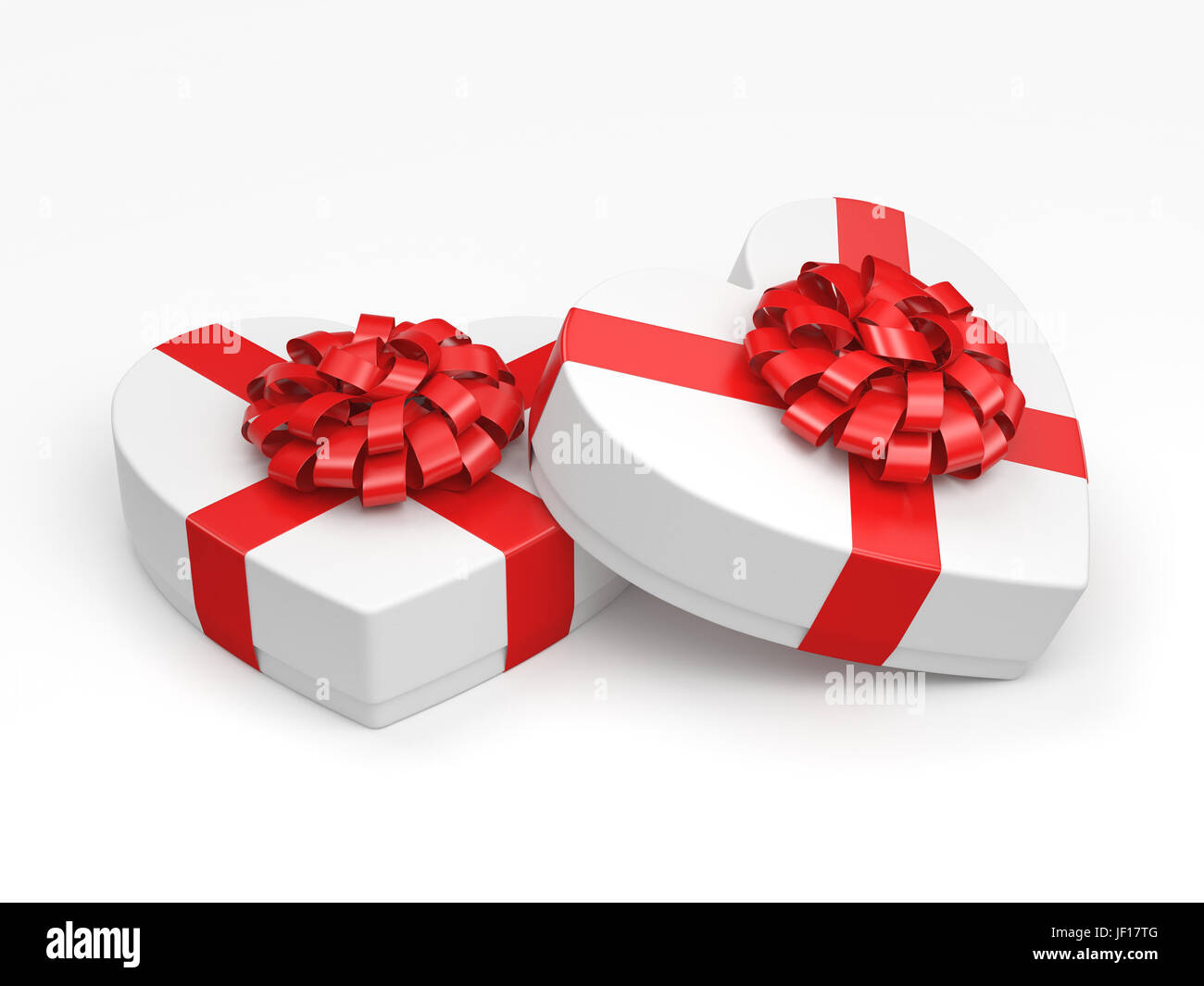 White boxes heart Stock Photo - Alamy