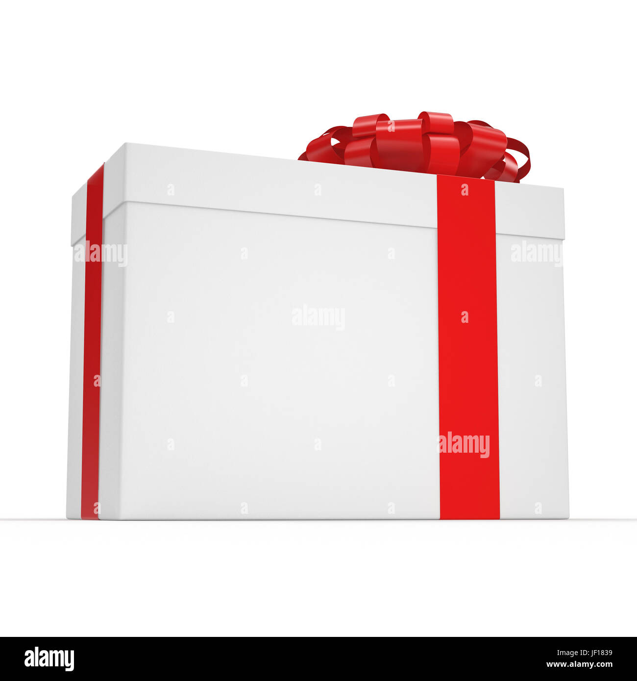 White gift box Stock Photo - Alamy
