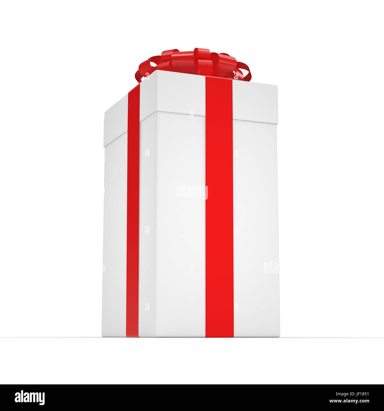 White gift box Stock Photo - Alamy
