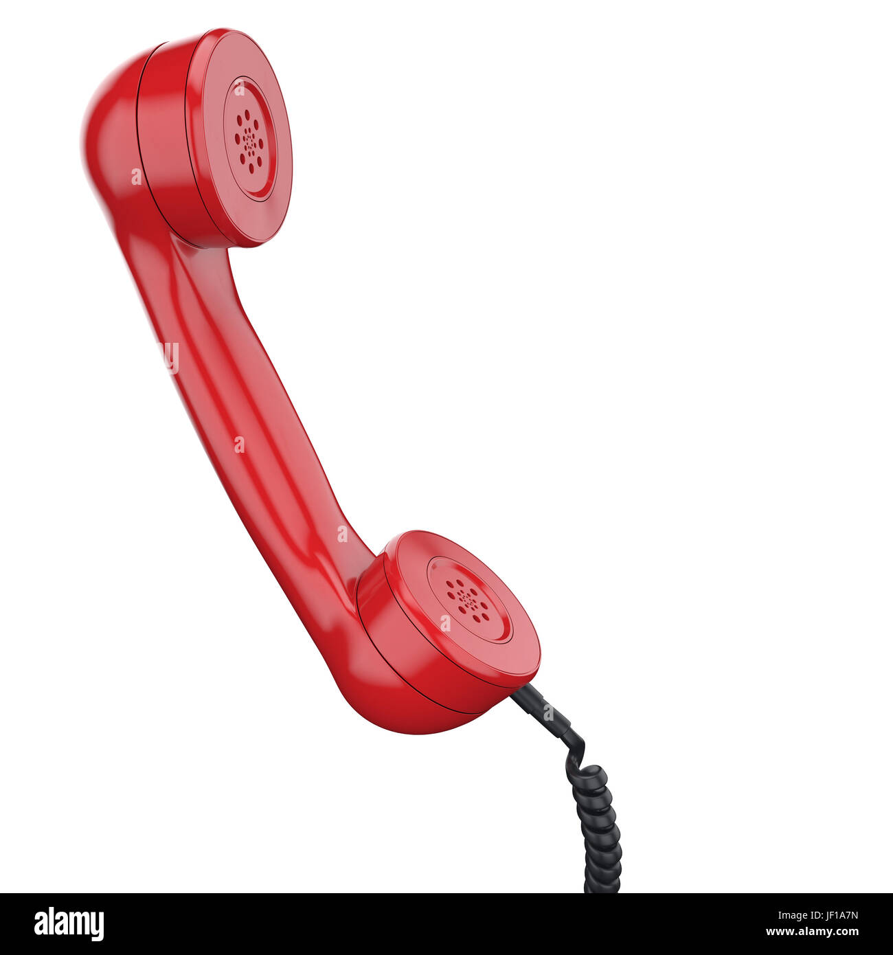 3D rendering old phone handset Stock Photo Alamy