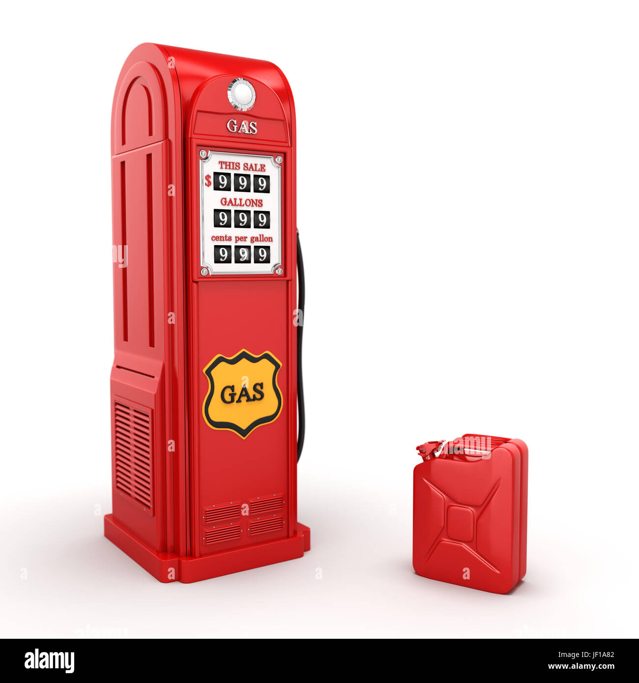 3D rendering gas station Stock Photo Alamy