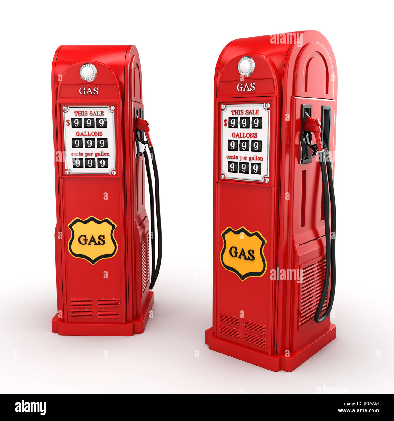 3D rendering gas station Stock Photo Alamy