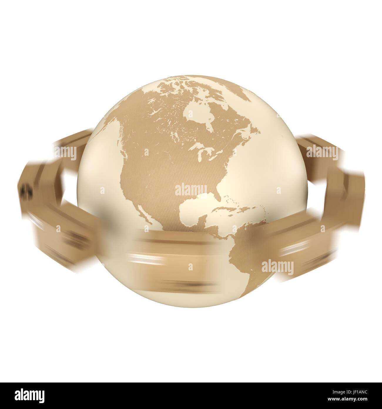 3D rendering cardboard box Stock Photo - Alamy