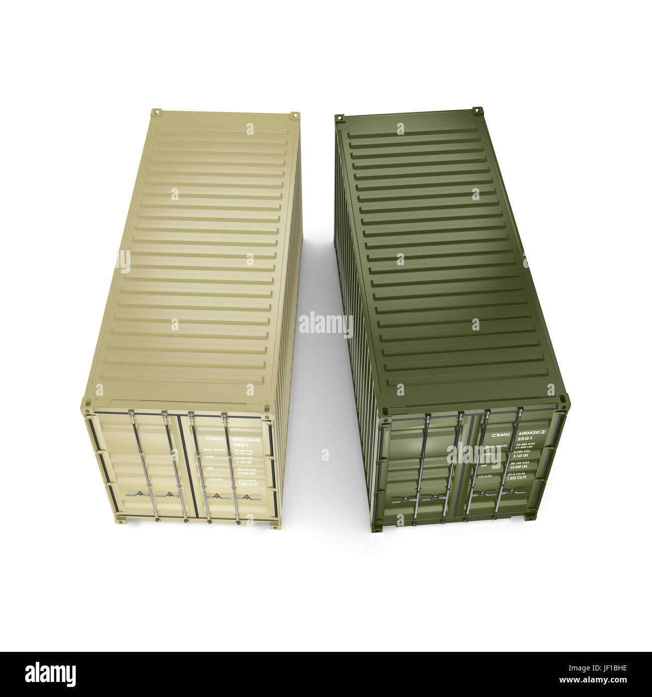3D rendering container Stock Photo - Alamy