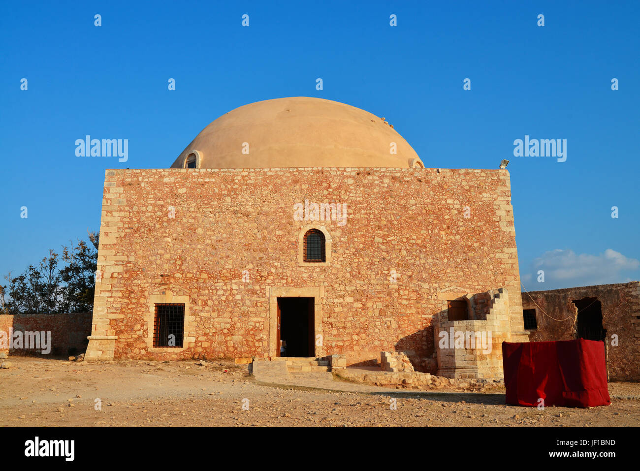 Rethymno Fortezza fortress Mosque Stock Photo
