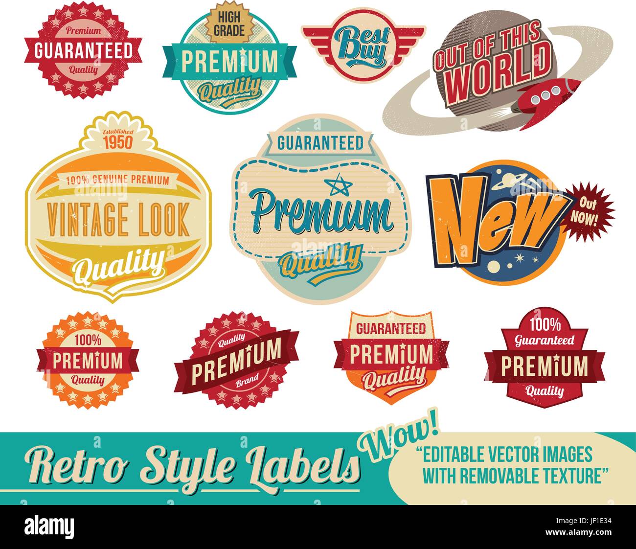 vintage, banner, retro, label, sign, badge, vector, design, emblem, new, Stock Vector