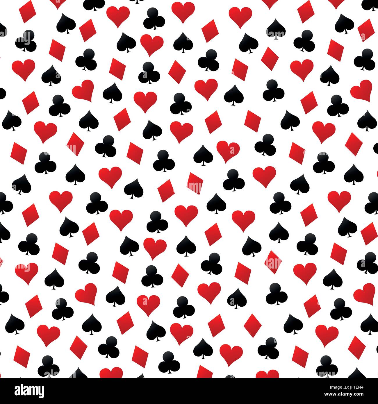 Seamless pattern aces playing cards hi-res stock photography and images ...