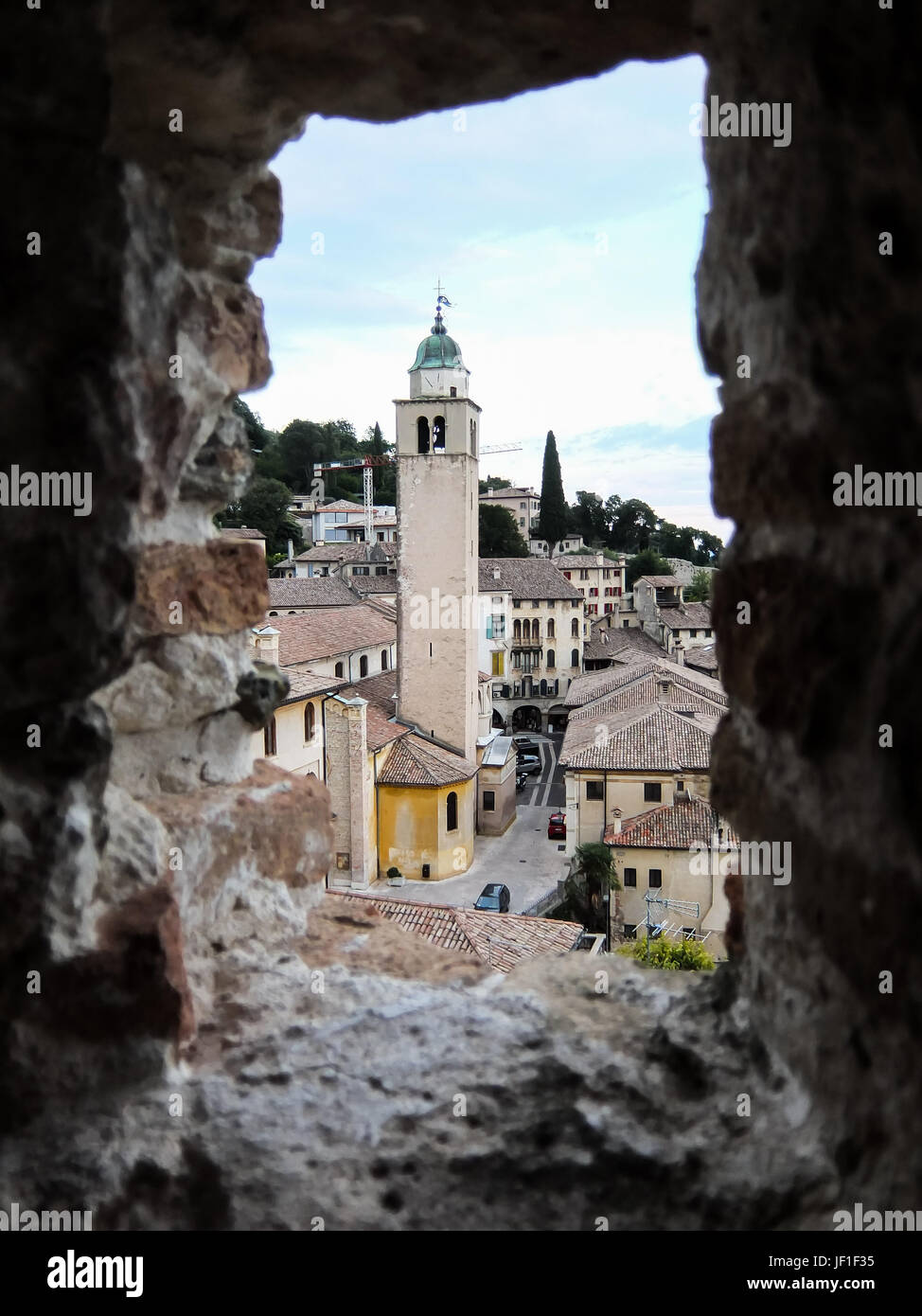 View on Asolo Stock Photo