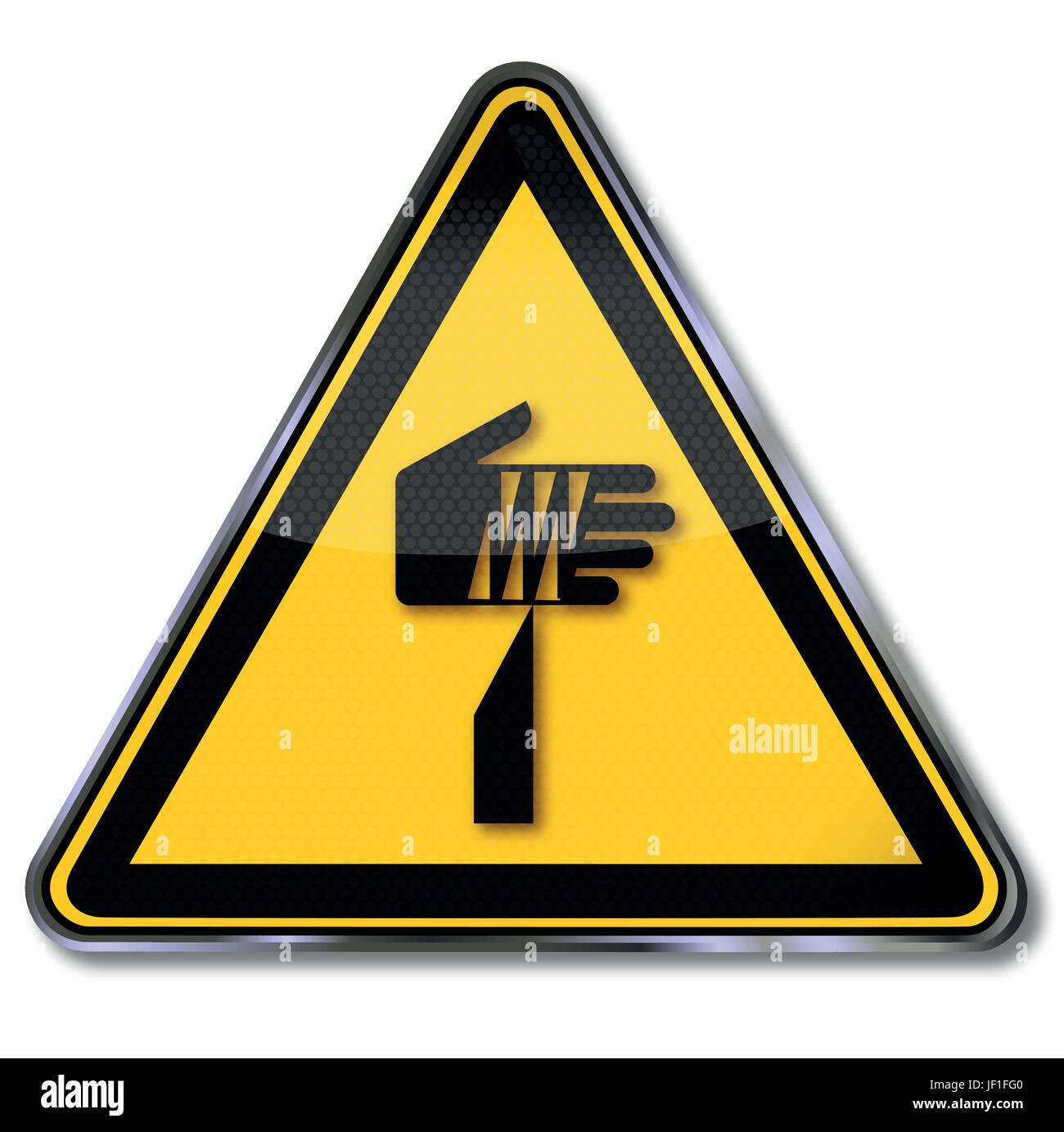 warning signs pointed object Stock Vector