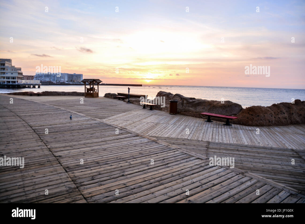 Ocean Coast's View Stock Photo