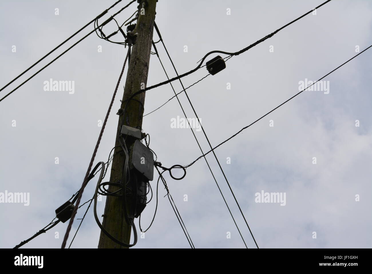 Telephone Wire From Pole To House