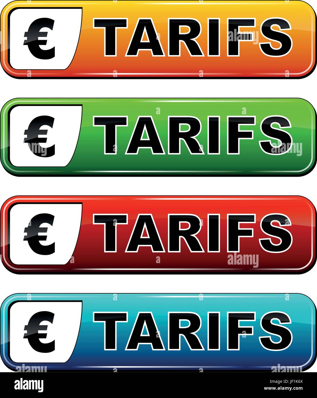 Tarifs tarifs Stock Vector Images Alamy