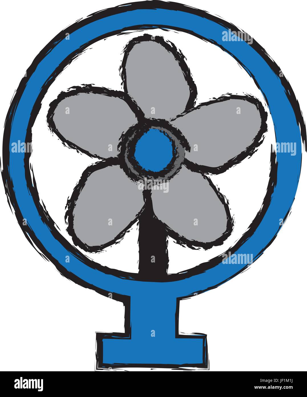 electric fan appliance air device Stock Vector Image & Art Alamy