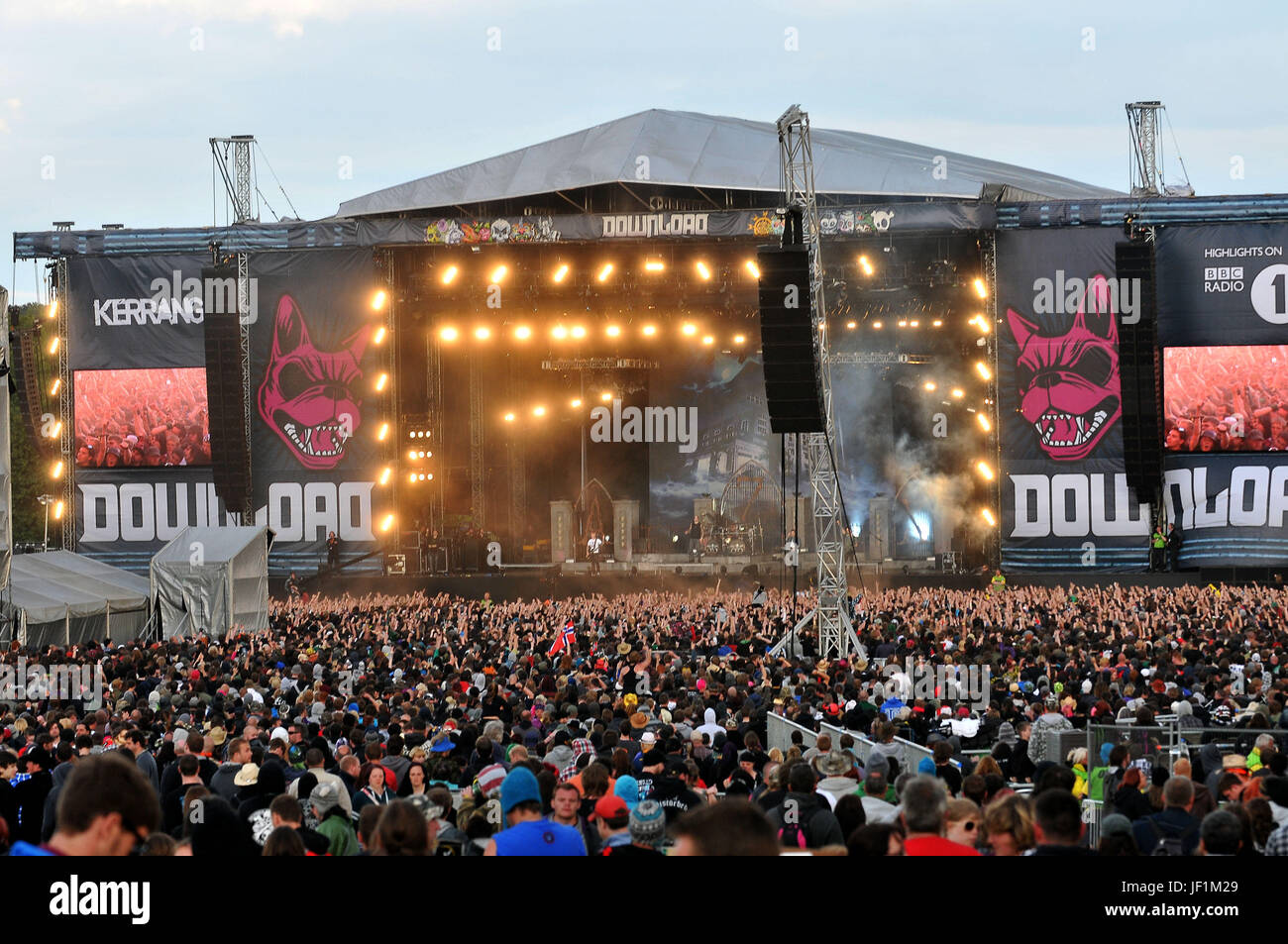 Download Festival - crowds and atmosphere in front of the main stage at ...