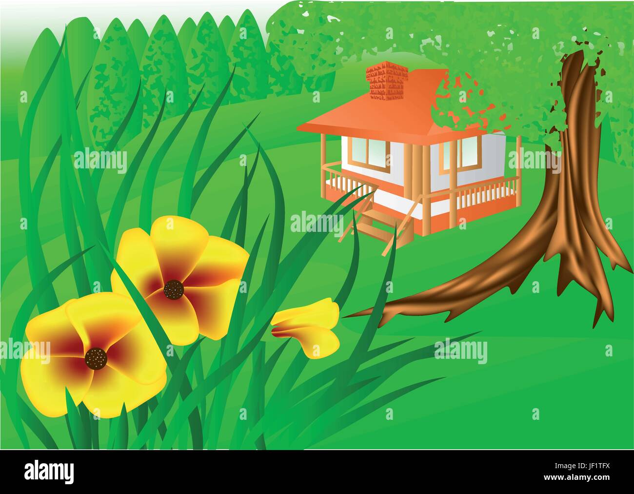 Humus forest Stock Vector Images - Alamy