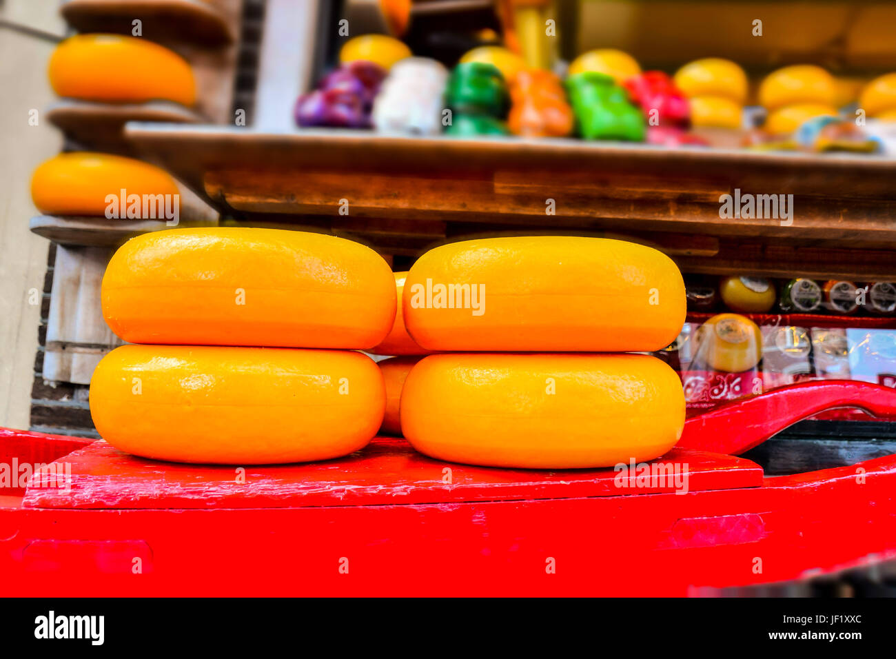 Edam cheese in holland Stock Photo Alamy