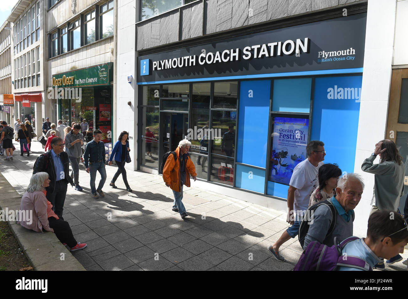 Plymouth bus station hires stock photography and images Alamy