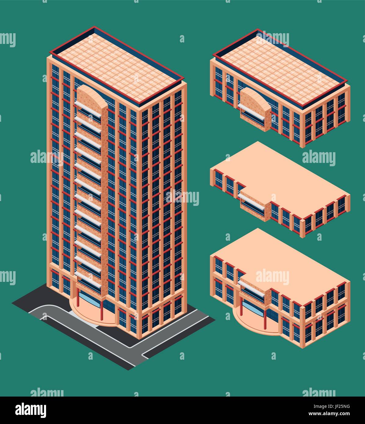 office-hotel-style-of-construction-architecture-architectural-style-home-stock-vector-image