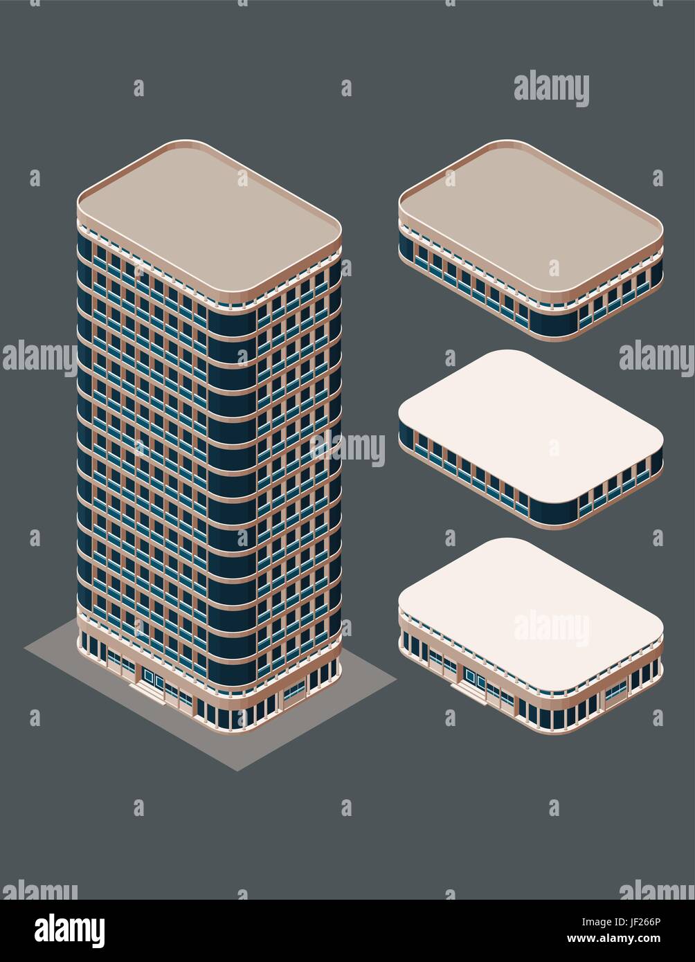 office, hotel, style of construction, architecture, architectural style, home, Stock Vector