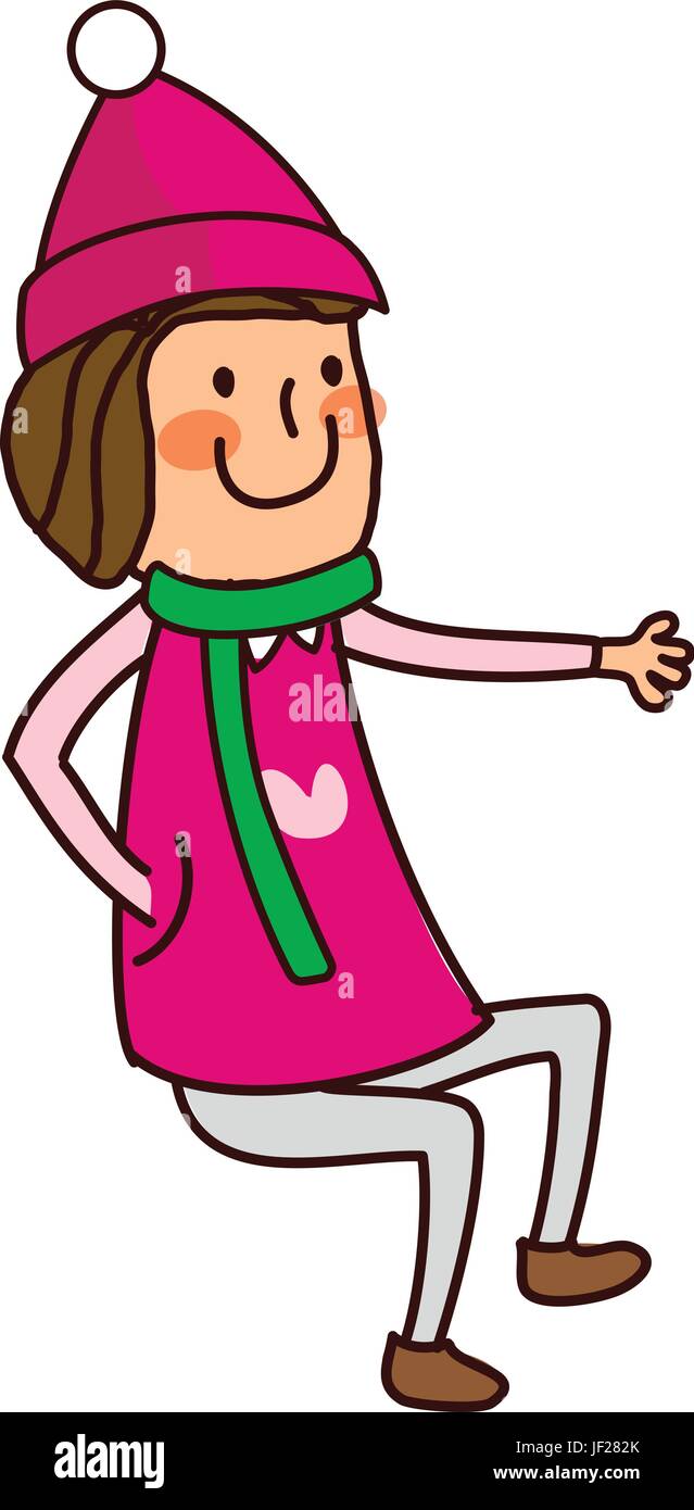 Full length laughing smiling smiles happy Stock Vector Images - Alamy