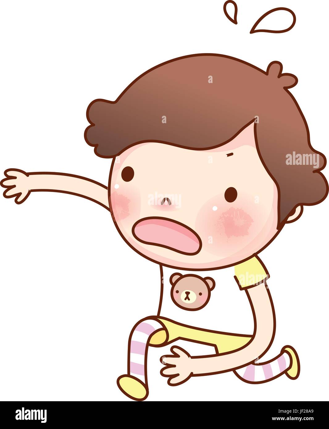 baby illustration Stock Vector