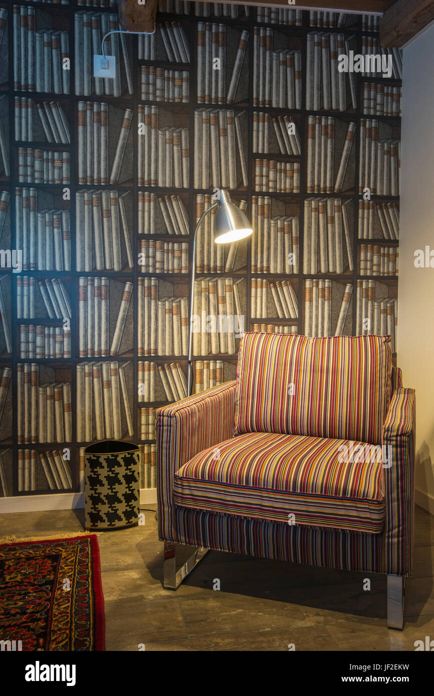 Reading armchair lamp hi-res stock photography and images - Alamy