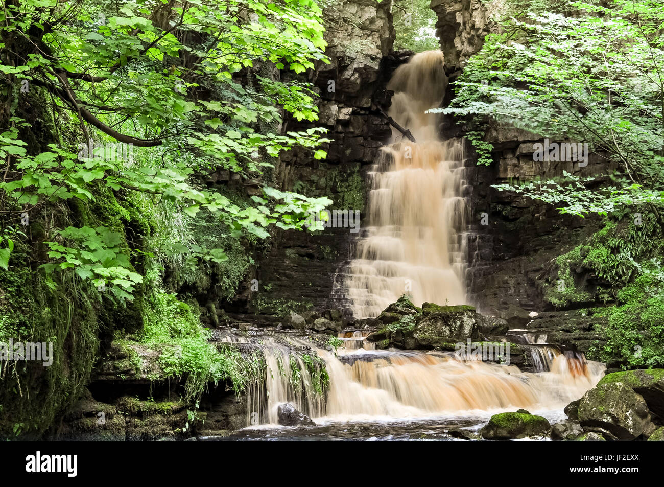 Mill Gill Force, North Yorkshire 1 Stock Photo