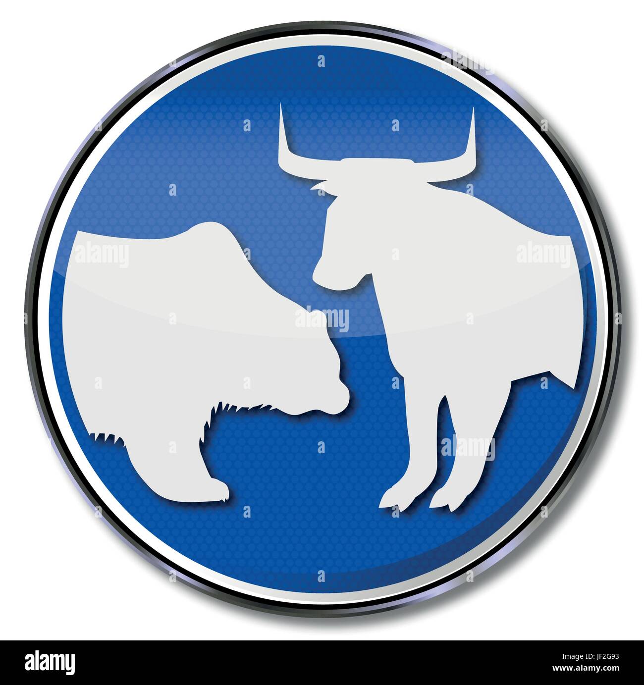 Bear and bull vector logo. Players on Exchange. Bulls and bears traders on  a stock market. Vector. Stock Vector by ©IrinaPopova 300003344