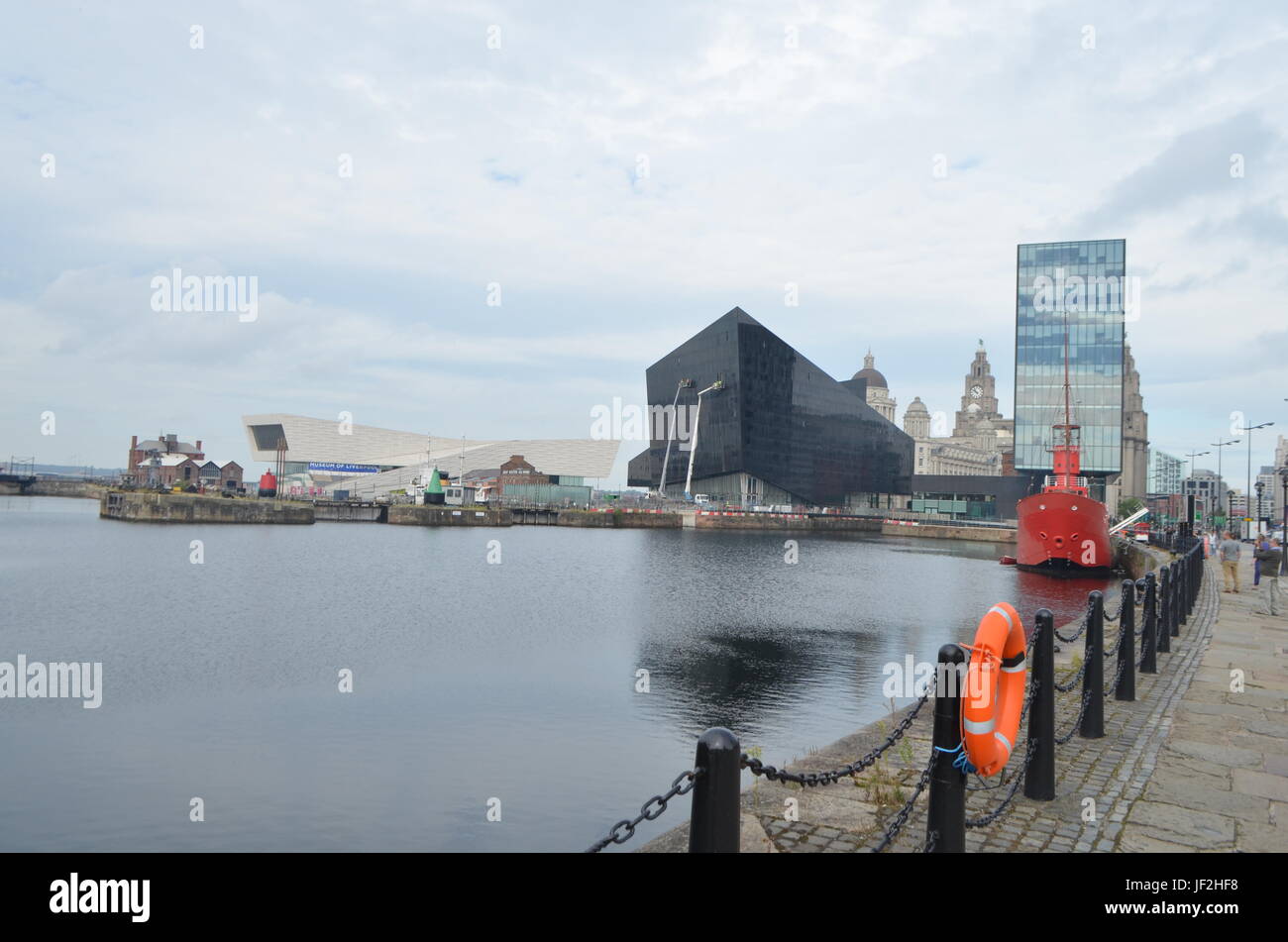 Street View of Museum of Liverpool and Open Eye Gallery in Liverpool