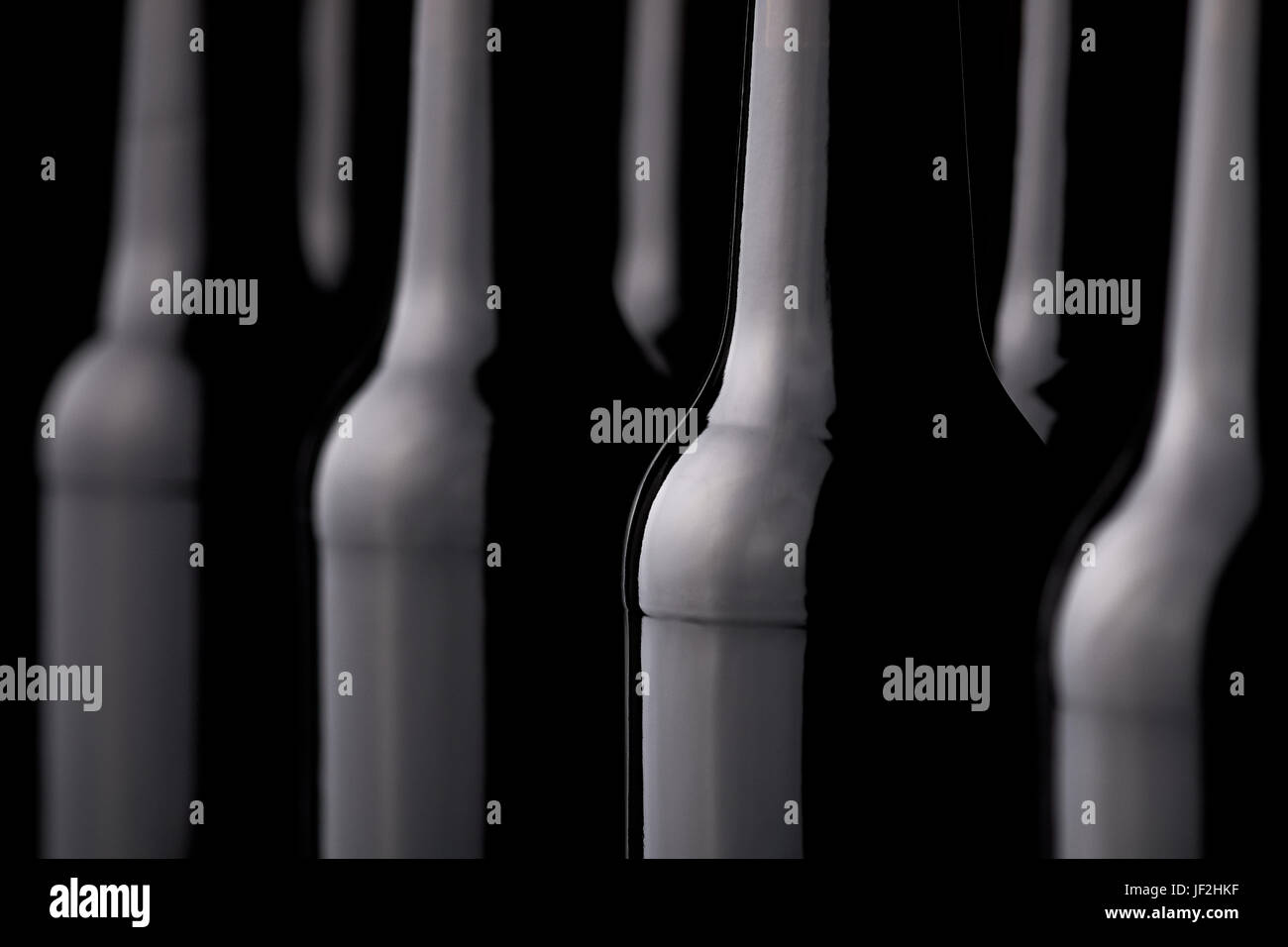 Glass Bottles Stock Photo