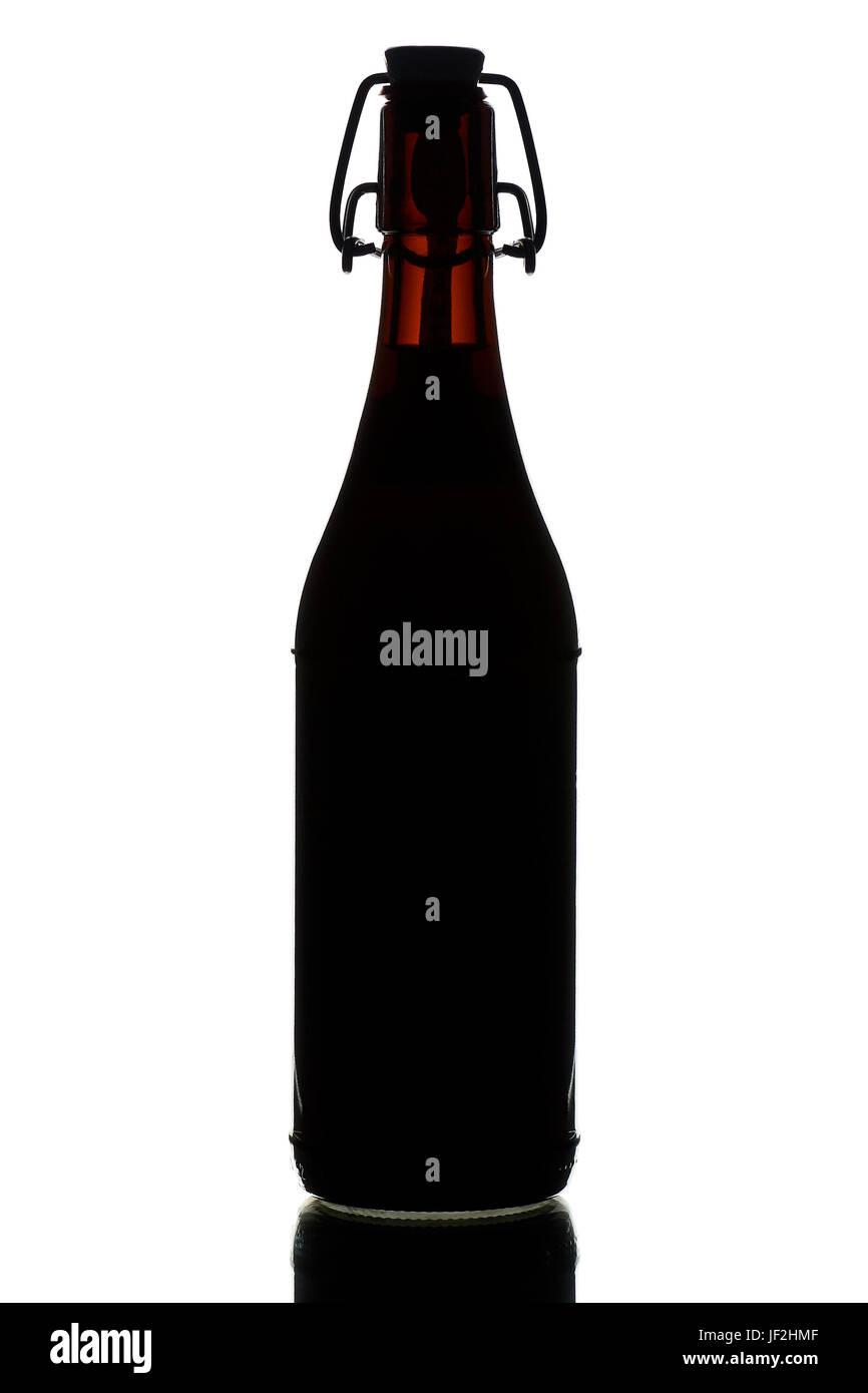 Beer Bottle with Flip-Top Stock Photo